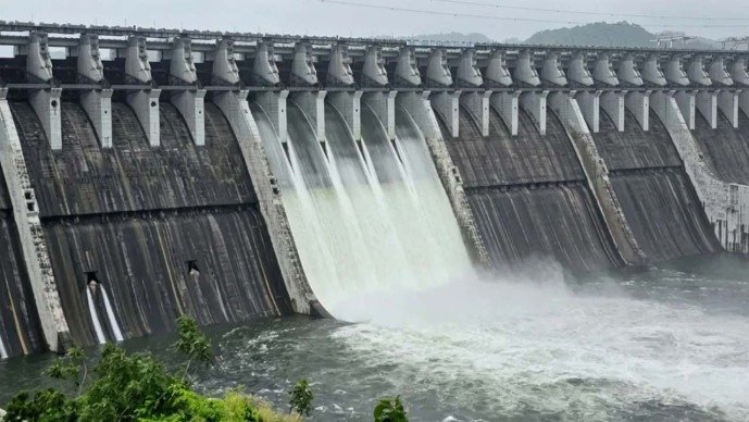 સરદાર સરોવર ડેમ 65.61% ભરાયો, રાજ્યમાં સરેરાશ 25.10% વરસાદ; દક્ષિણ ગુજરાત આગળ, કચ્છ હજુ રાહમાં