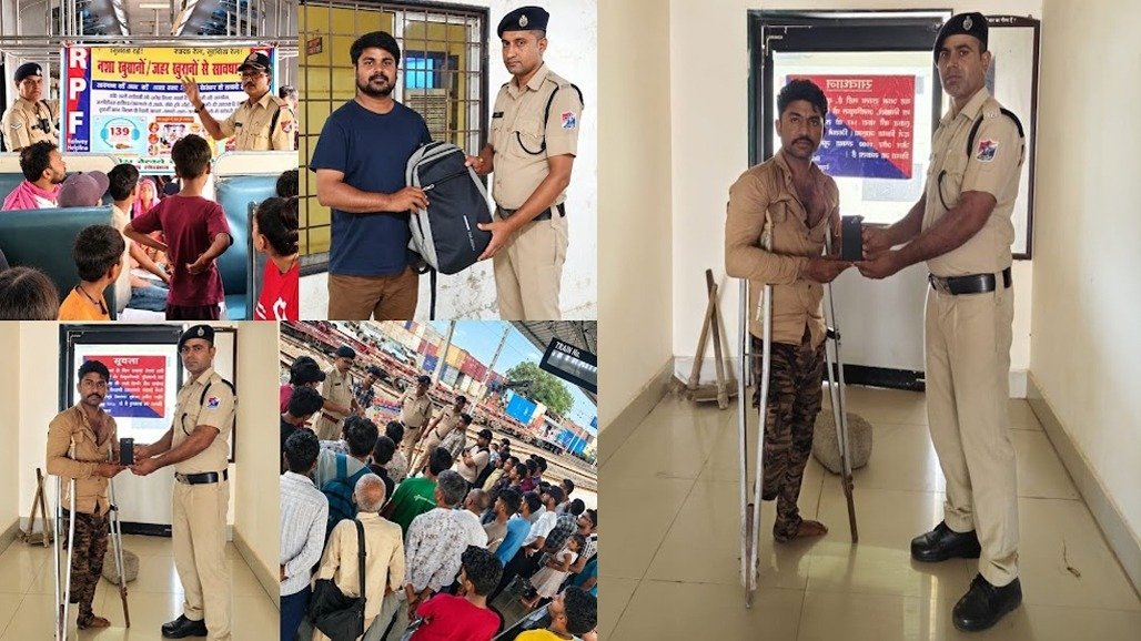 રાજકોટ RPFનું ‘સેવા હી સંકલ્પ’ બન્યું સાર્થકઃ 28 મુસાફરોનો રૂ.2.59 લાખનો સામાન પરત, 6 લોકોને પરિવાર સુધી પહોંચાડ્યા